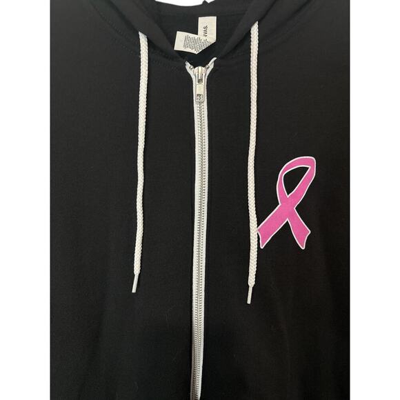 Breast Cancer Survivor Full Zip Sweater-Size M—NWOT - Picture 3 of 4